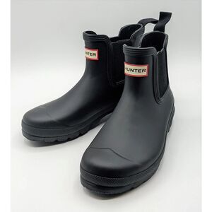 Hunter Women's Original Chelsea Waterproof Rubber Ankle Rain Boot (Navy) - US 8